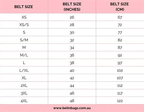 fendi belt size conversion